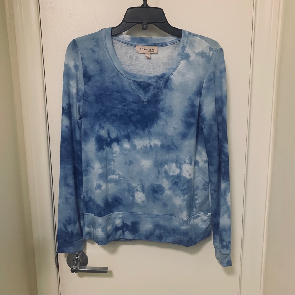 Philosophy Tie Dye Pullover, Philosophy Super Soft Cloud Pullover, Cloud Sweater